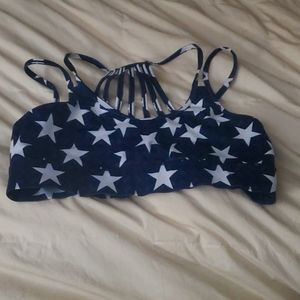 CVG old style blue stars bra